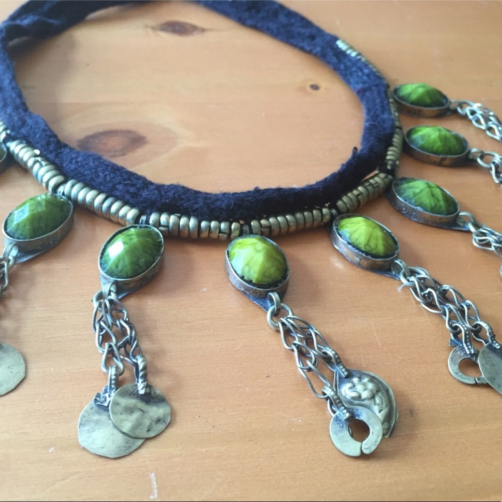 Turkish Choker in Lime
